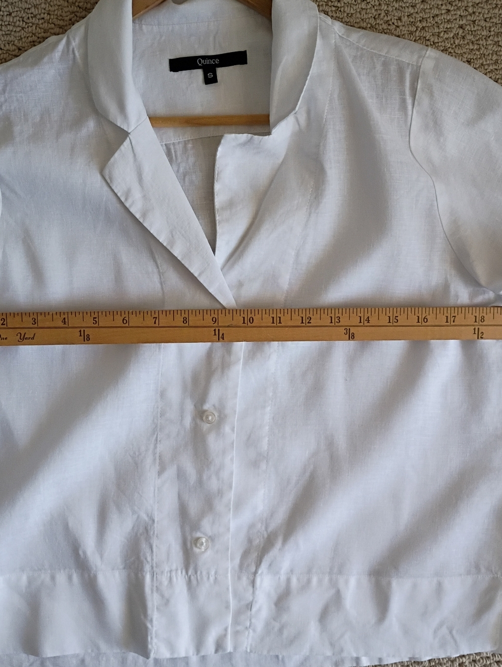 Quince 100% European Luxury Linen Shirt Beach Lagenlook Boho Oversized Yacht - Picture 7 of 9